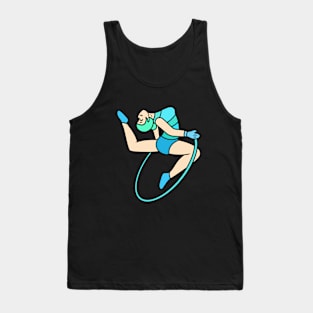 Gymnastic girl with rope Tank Top